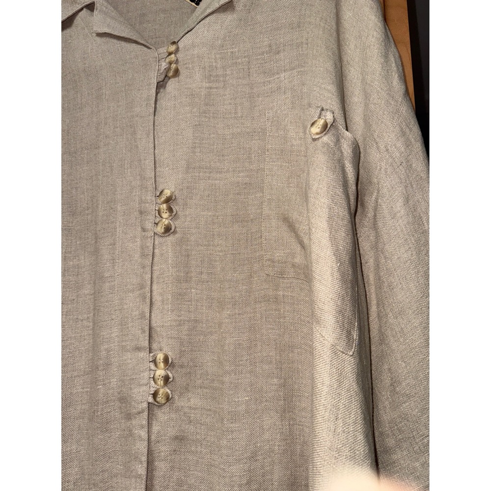 Jacque & Koko Women's 26-28 Linen Tunic Boho Minimalist Coastal Lagenlook Beachy - Picture 5 of 10